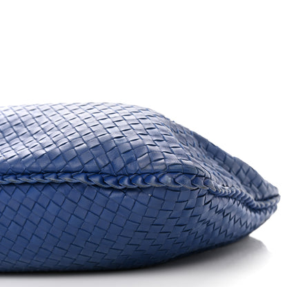 Bottega Veneta Nappa Intrecciato Large Veneta Hobo Baltic Blue 8 of 11