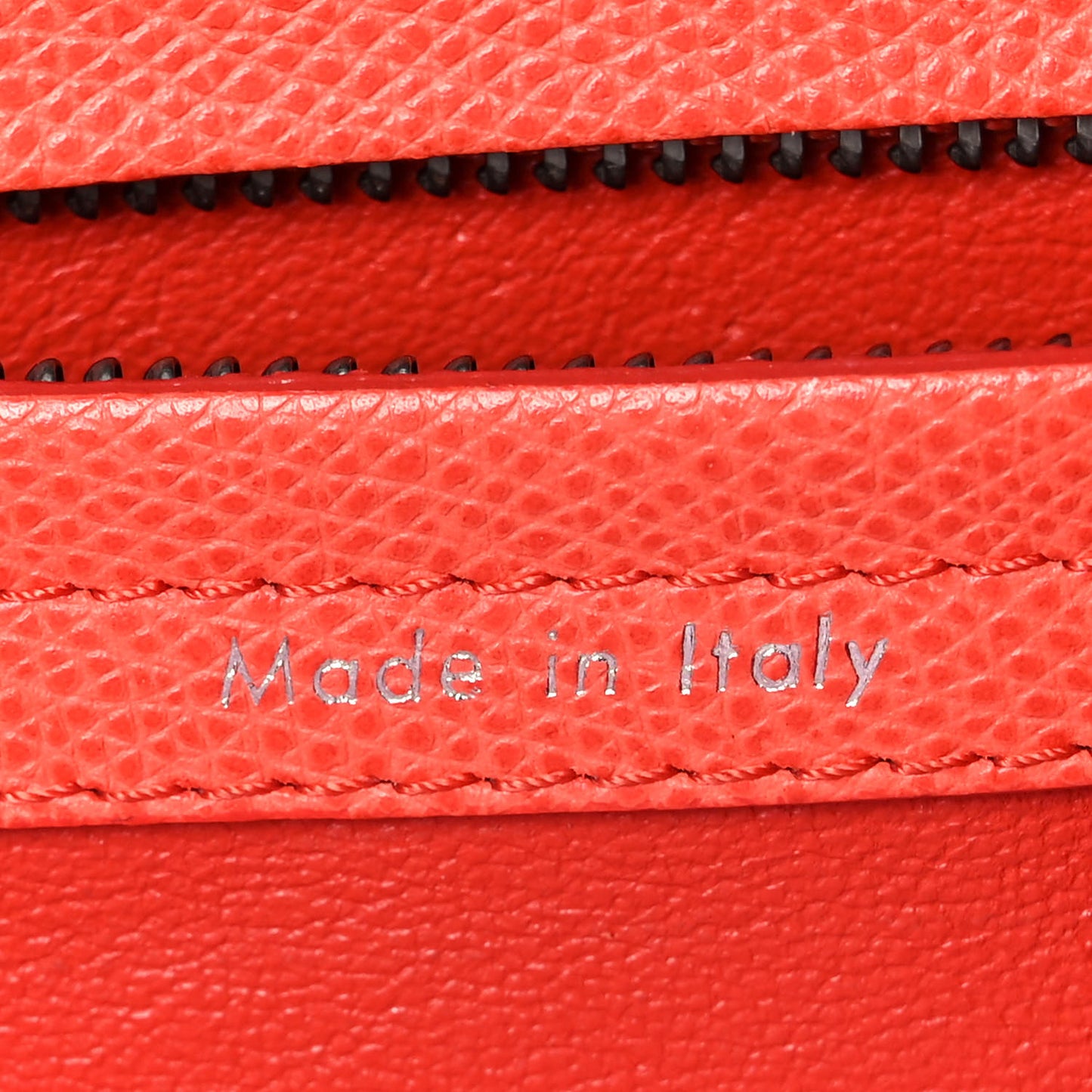 Grained Calfskin Medium Phantom Luggage Coral