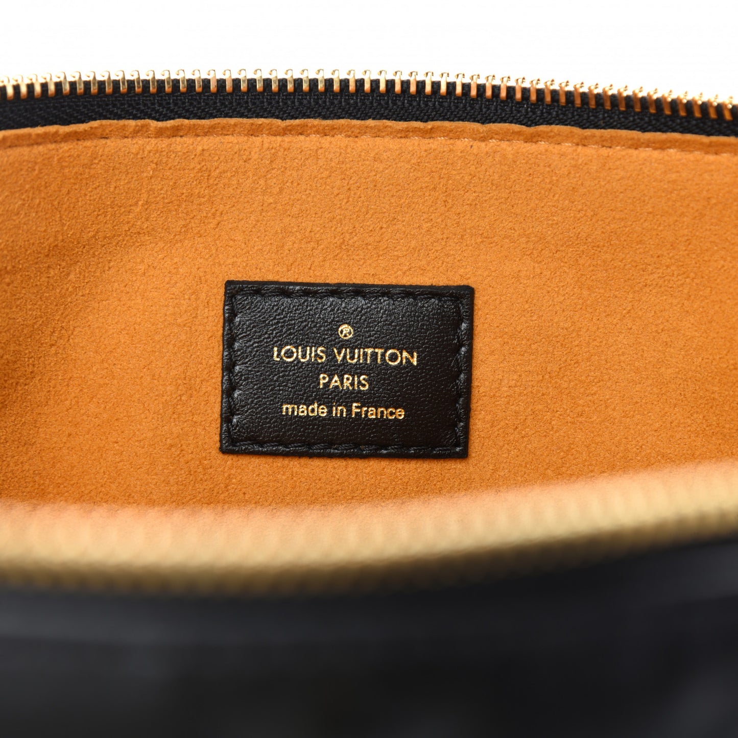 Lambskin Embossed Monogram Coussin MM Black