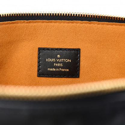 Louis Vuitton Lambskin Embossed Monogram Coussin MM Black 6 of 12