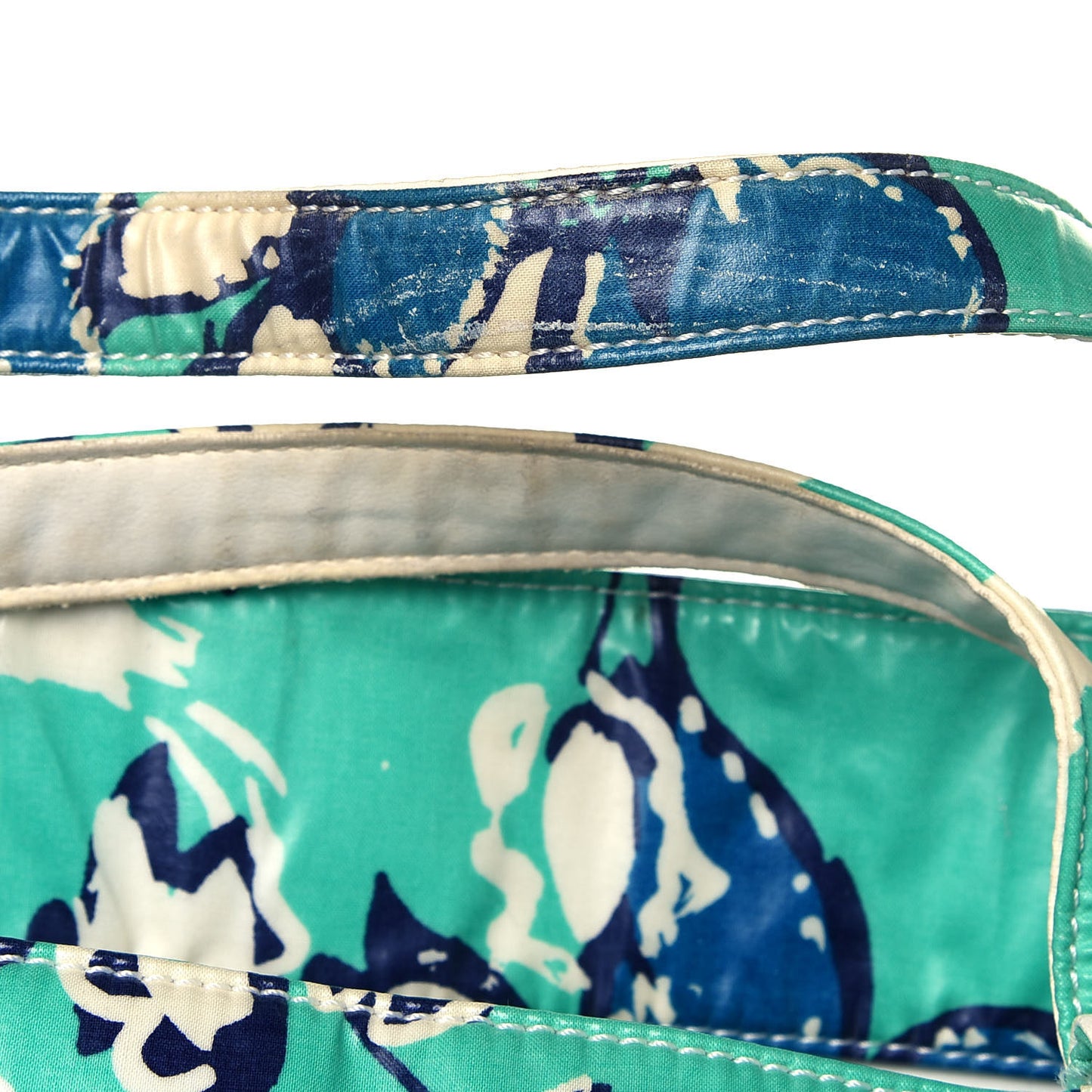 PVC Floral Print Tote Multicolor