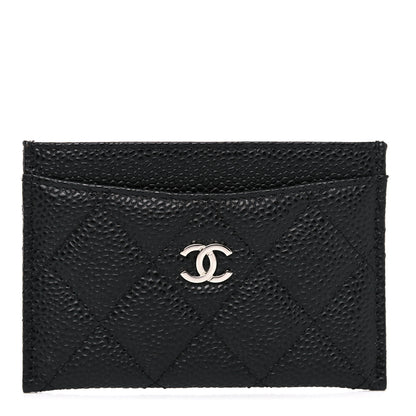 Chanel Caviar Quilted Card Holder Black 1 of 9