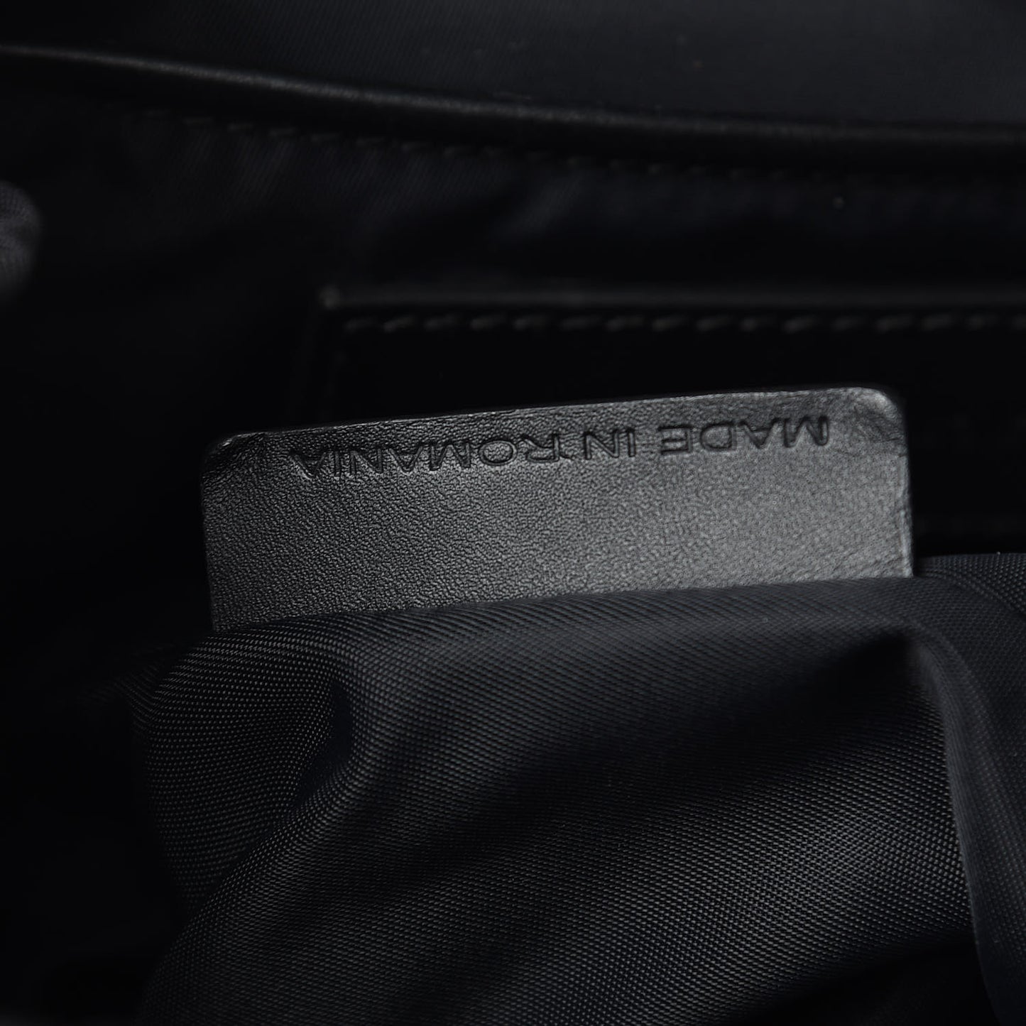 Nylon Small Rucksack Backpack Black