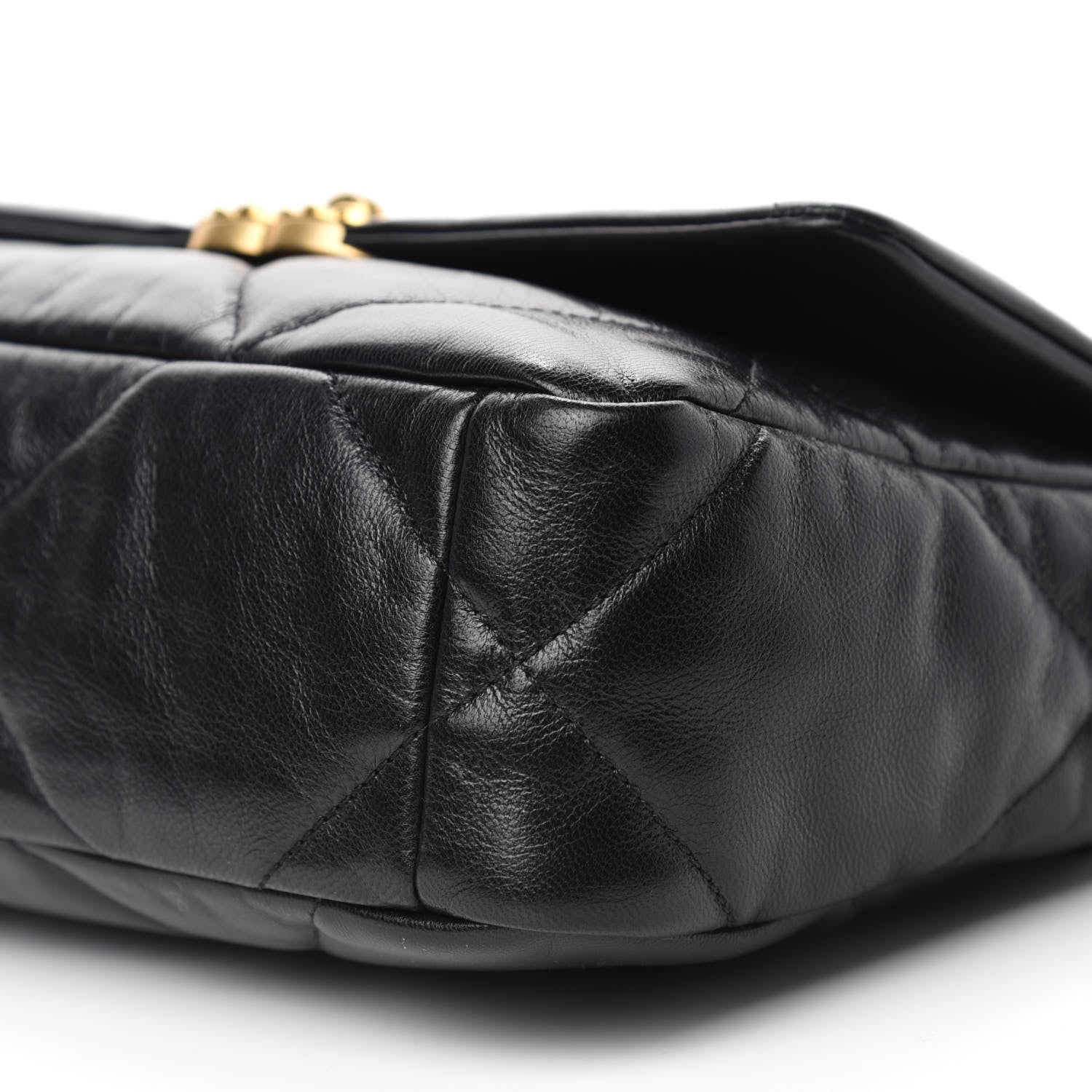 Chanel Goatskin Quilted Medium Chanel 19 Flap Black 7 of 11