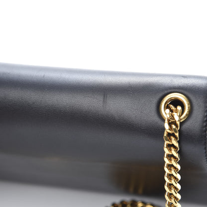 Saint Laurent Smooth Calfskin Medium Classic Monogram Kate Tassel Satchel Black 18 of 19