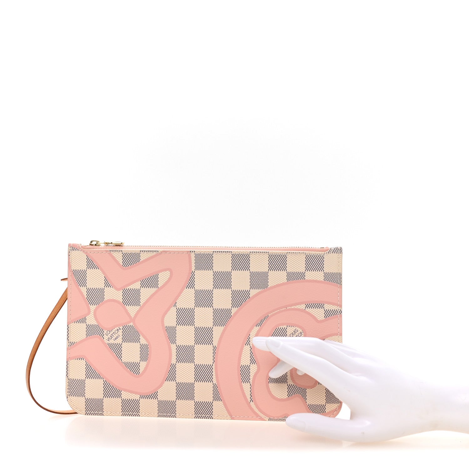 Louis Vuitton Damier Azur Tahitienne Neverfull MM GM Pochette 2 of 7