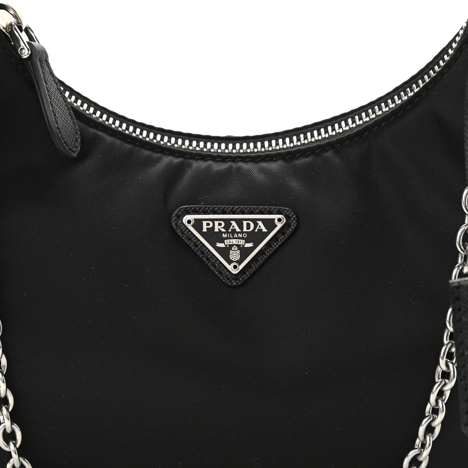 Prada Nylon Re-Edition 2005 Shoulder Bag Black 9 of 11