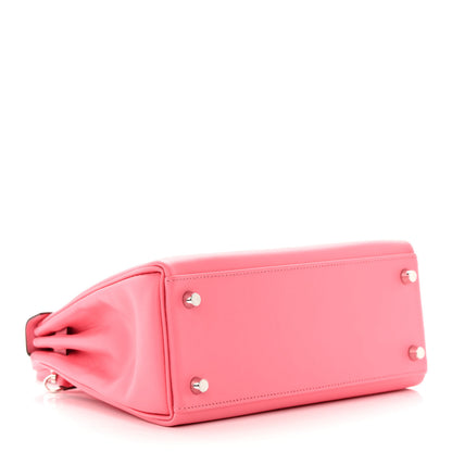 Hermes Swift Kelly Retourne 25 Rose Azalee 4 of 15