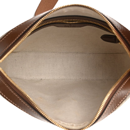 Gucci GG Supreme Monogram Azalea Calfskin Retro Interlocking G Messenger Shoulder Bag Beige Ebony Brown Sugar 5 of 12