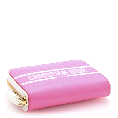 Christian Dior Calfskin Vibe Voyageur Card Holder Fluorescent Pink 4 of 8
