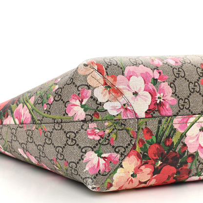Gucci GG Supreme Monogram Blooms Medium Reversible Tote Beige Multicolor Dry Rose 15 of 24