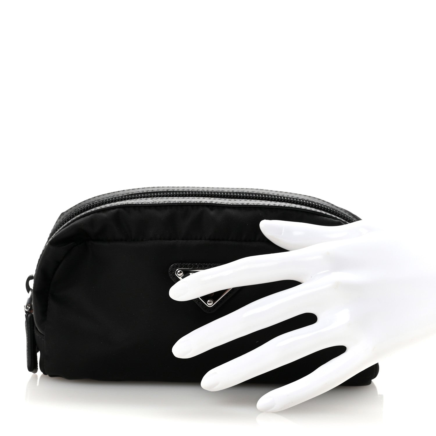 Prada Nylon Vela Cosmetic Pouch Black 2 of 6