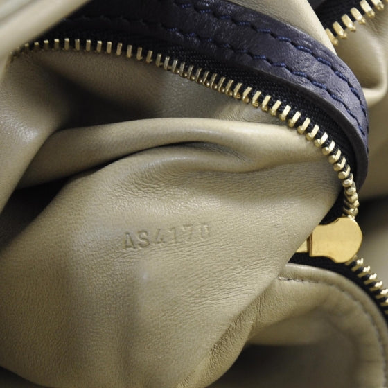 Calfskin Sac Louis Bleu