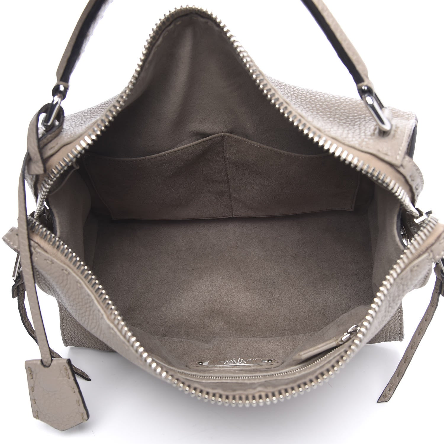 Fendi Cuoio Romano Selleria Lei Boston Tote Corda 5 of 10