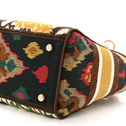 Christian Dior Canvas Embroidered Paisley Medium Lady D-Lite Multicolor 10 of 10
