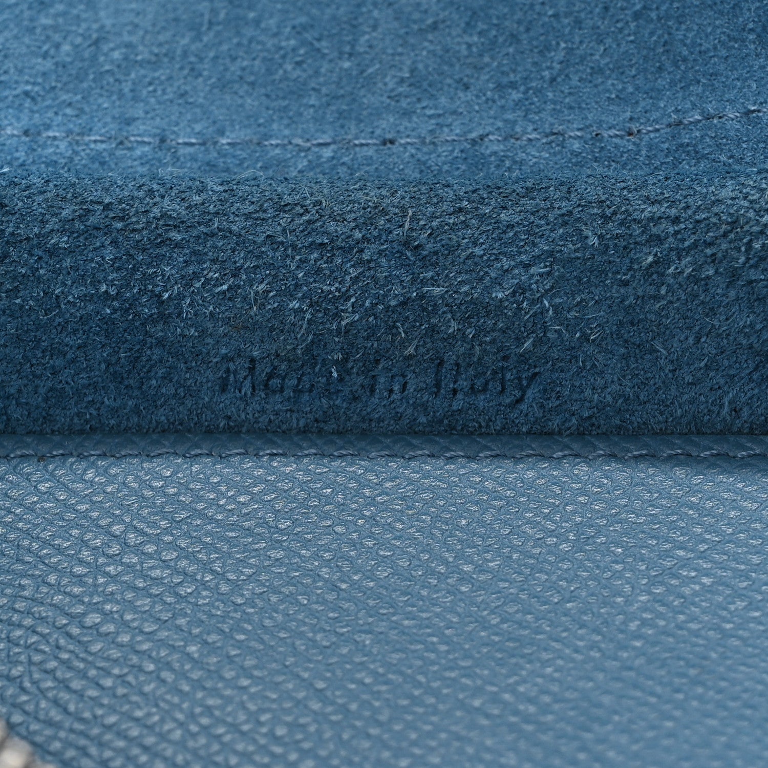 Celine Grained Calfskin Micro Belt Bag Washed Blue 7 of 11
