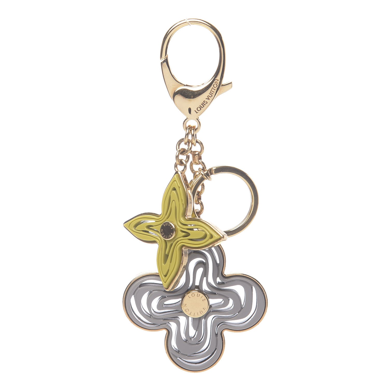 Louis Vuitton Resin Naif Bag Charm Gris 1 of 3