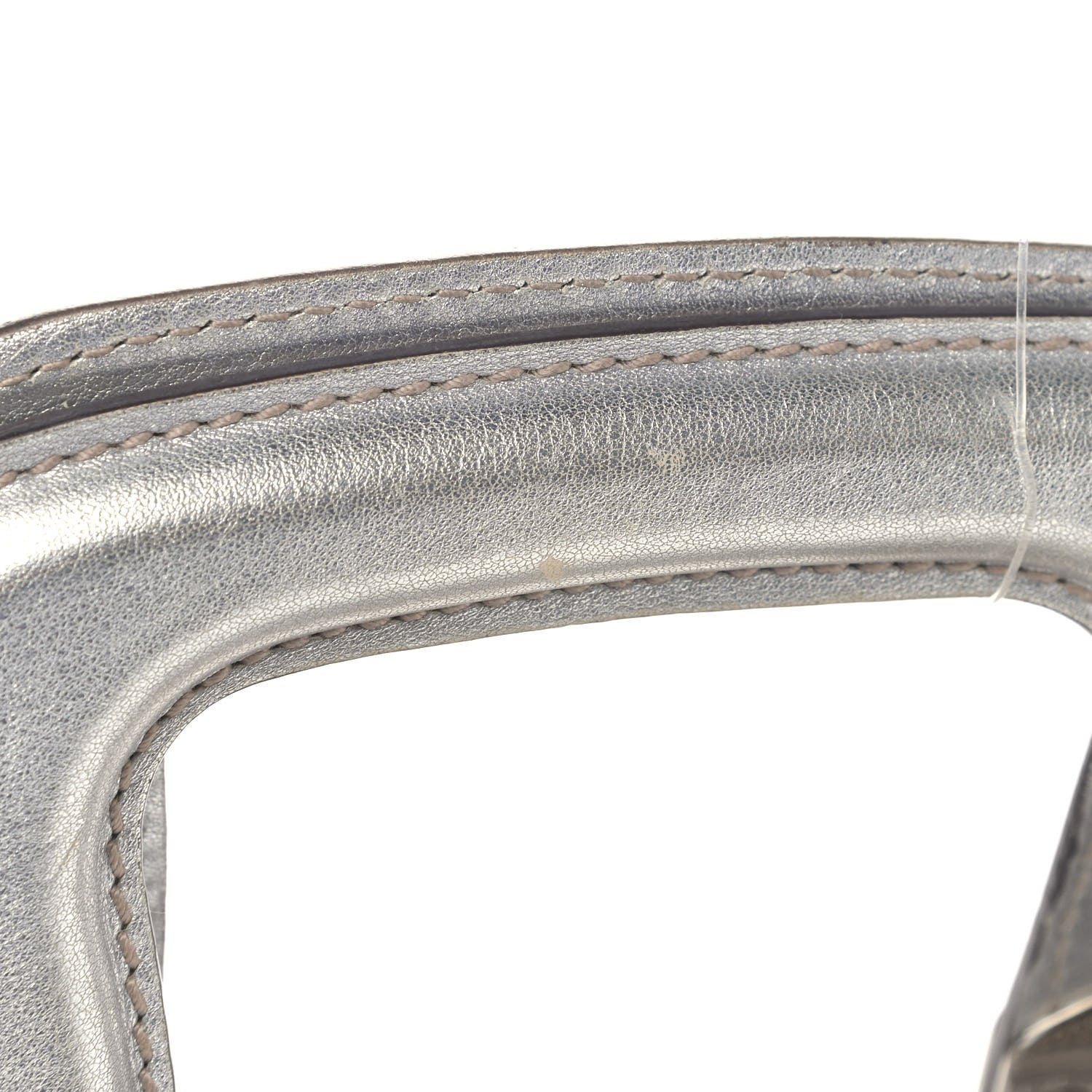 Gucci Metallic Calfskin Romy Boston Silver 8 of 17