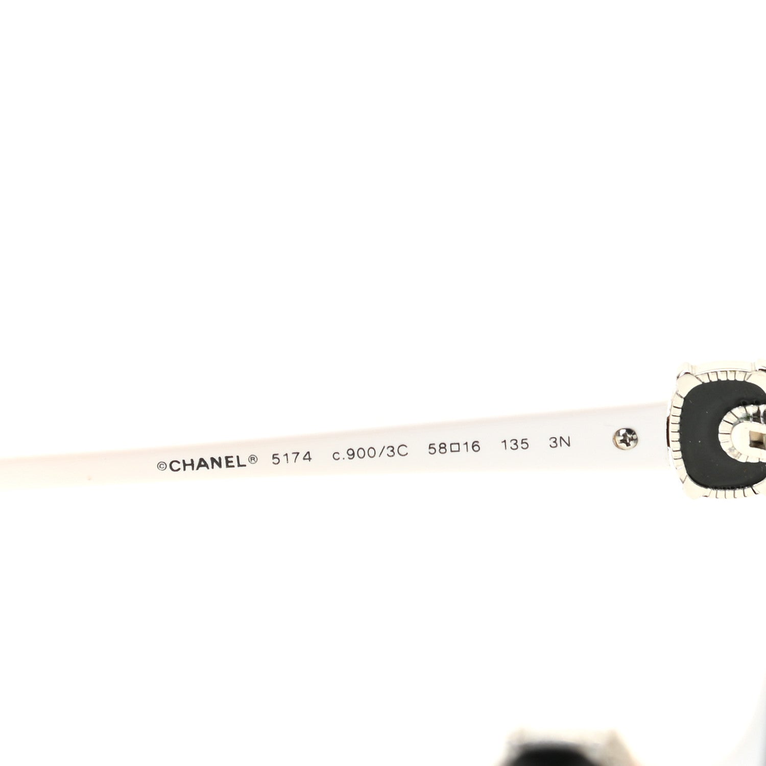 Chanel Acetate CC Sunglasses 5174 White 5 of 7