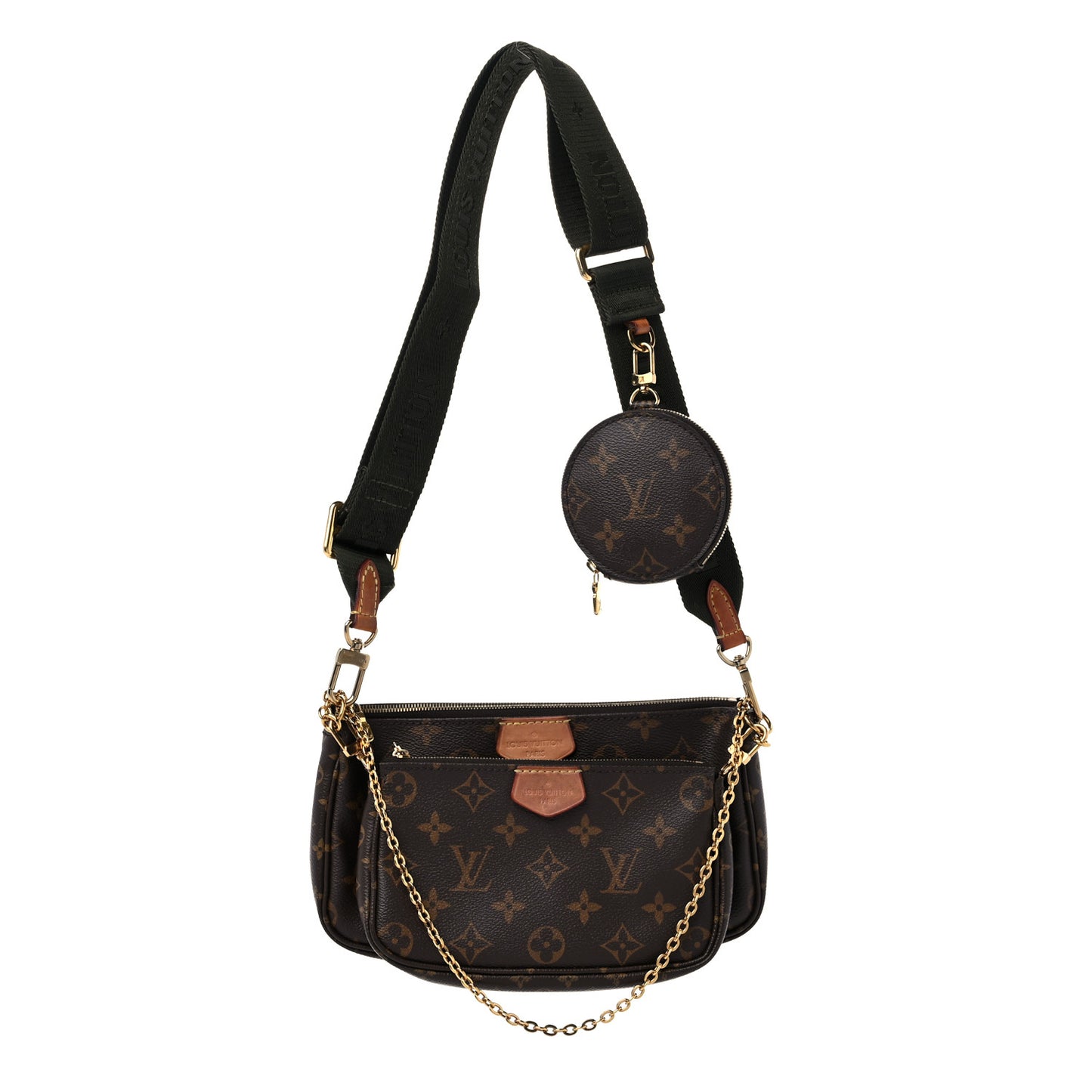 Monogram Multi Pochette Accessories Kaki