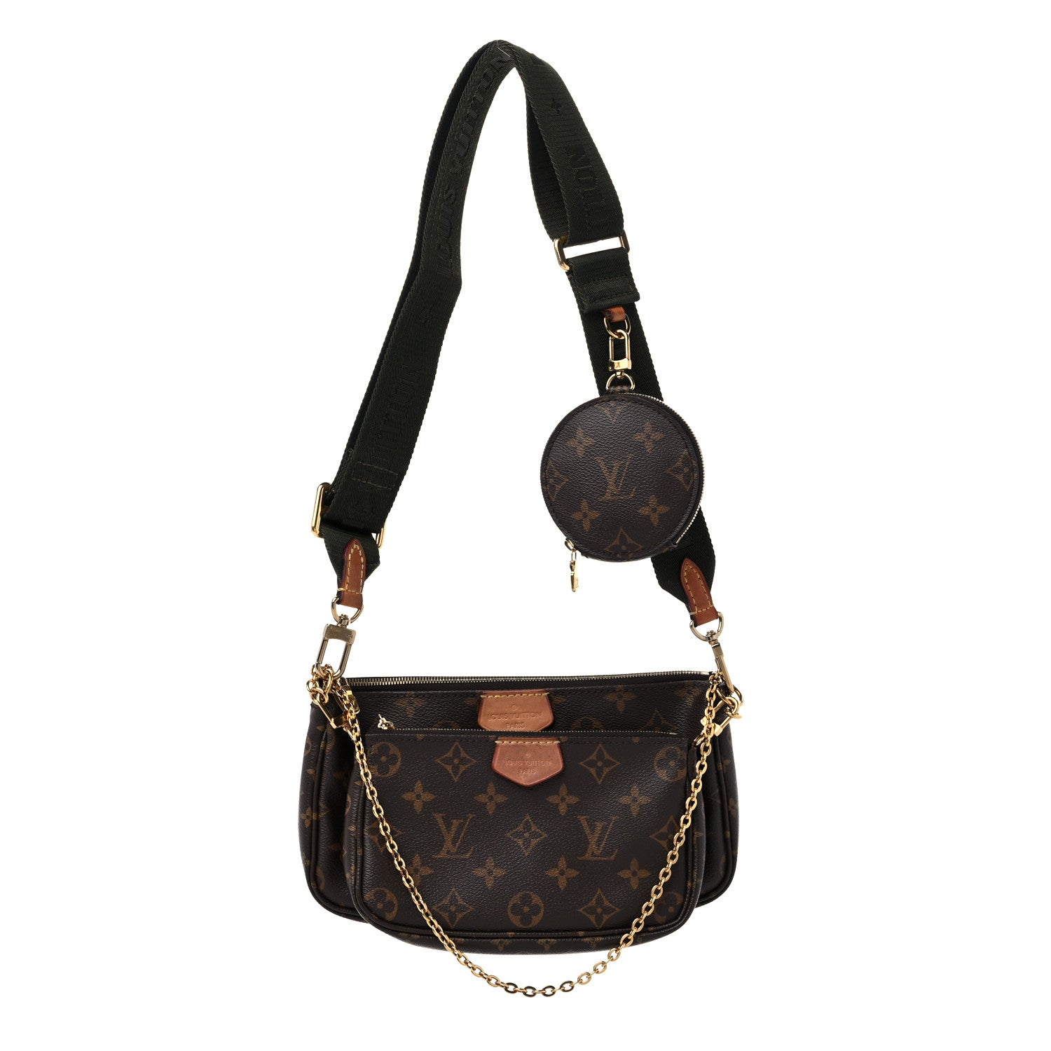 Louis Vuitton Monogram Multi Pochette Accessories Kaki 1 of 16