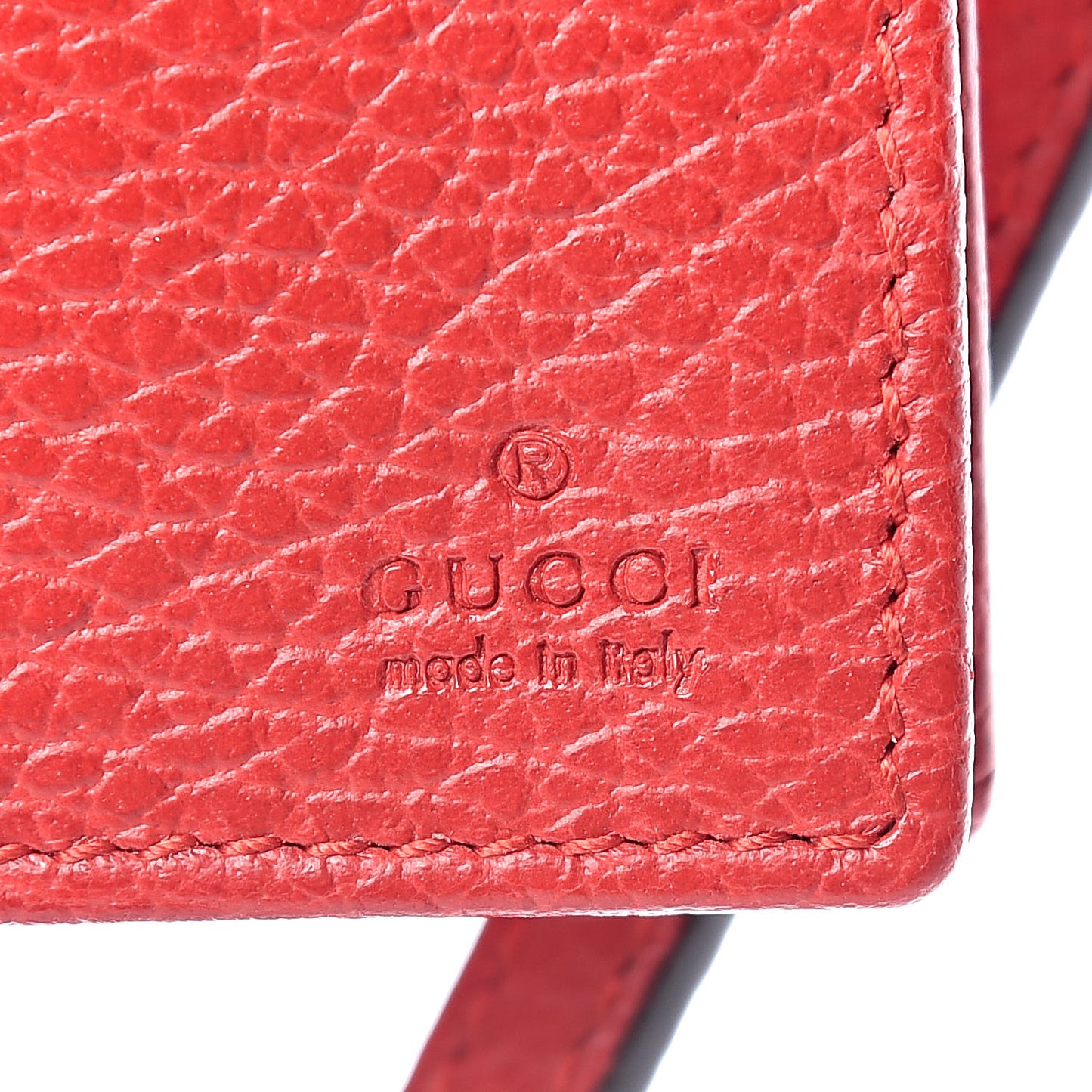 Dollar Calfskin Mini Swing Wallet Bag Oxidation