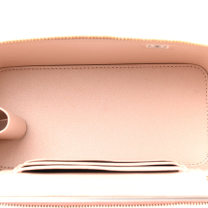 Chanel Lambskin Quilted Golden Links Top Handle Vanity Case With Chain Light Pink 5 of 12