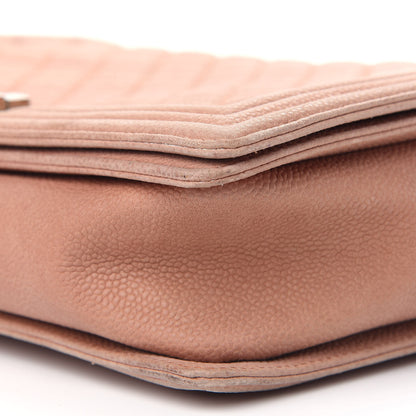 Chanel Iridescent Caviar Quilted Large Boy Flap Beige 8 of 9