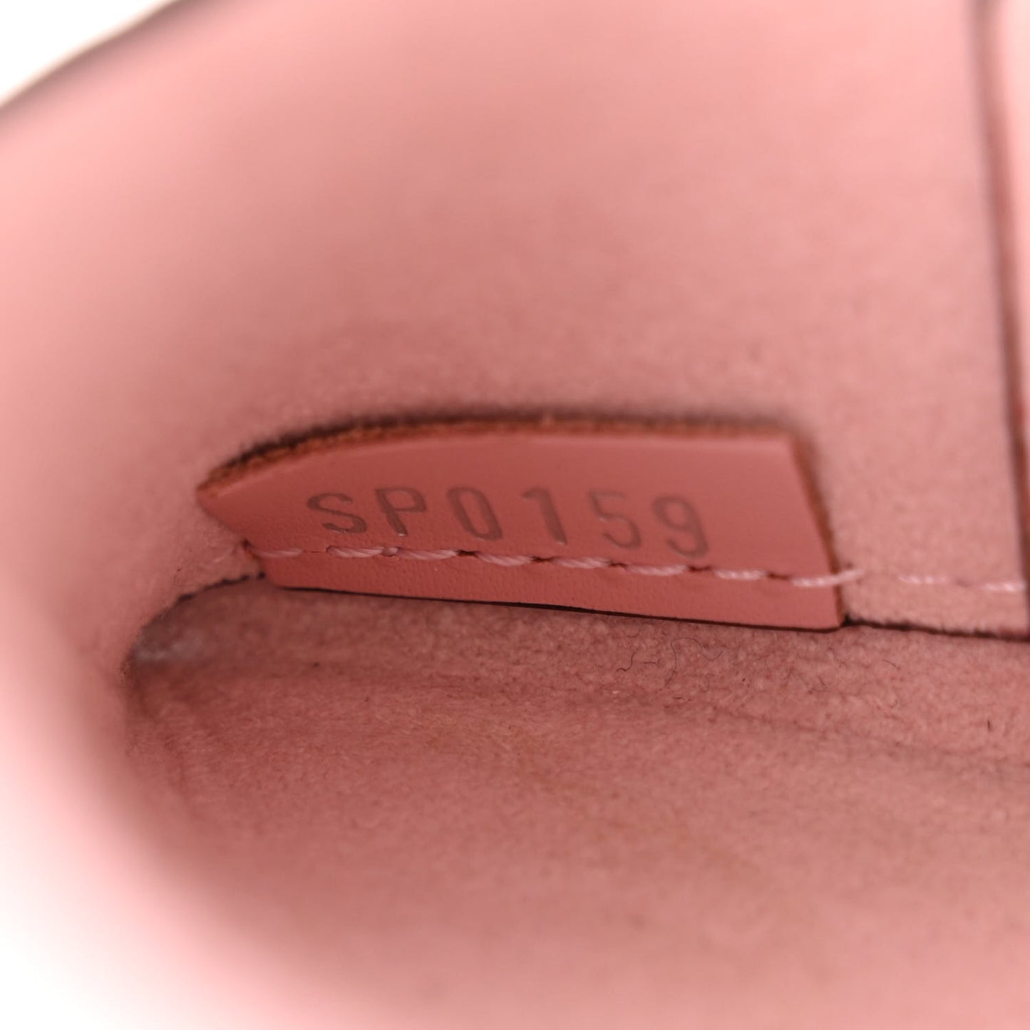 Epi Small Kirigami Pochette Insert Rose Ballerine