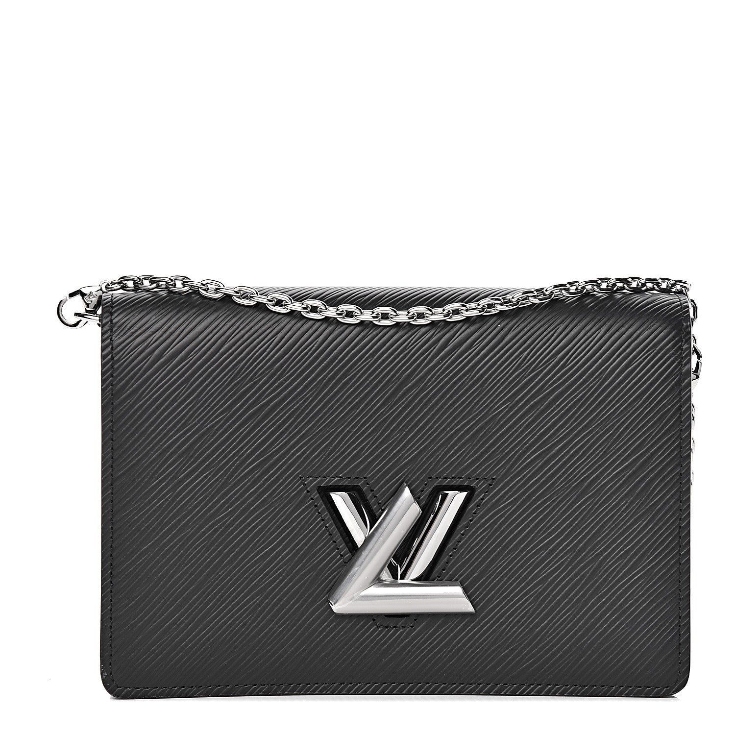 Louis Vuitton Epi Twist Belt Chain Wallet Black 1 of 10