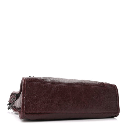 Balenciaga Agneau Arena Classic Hardware Small Le City Dark Burgundy 3 of 9