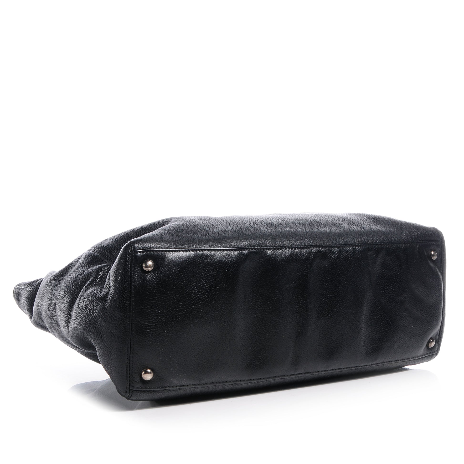 Chanel Calfskin Cerf Executive Shopper Tote Black 4 of 7