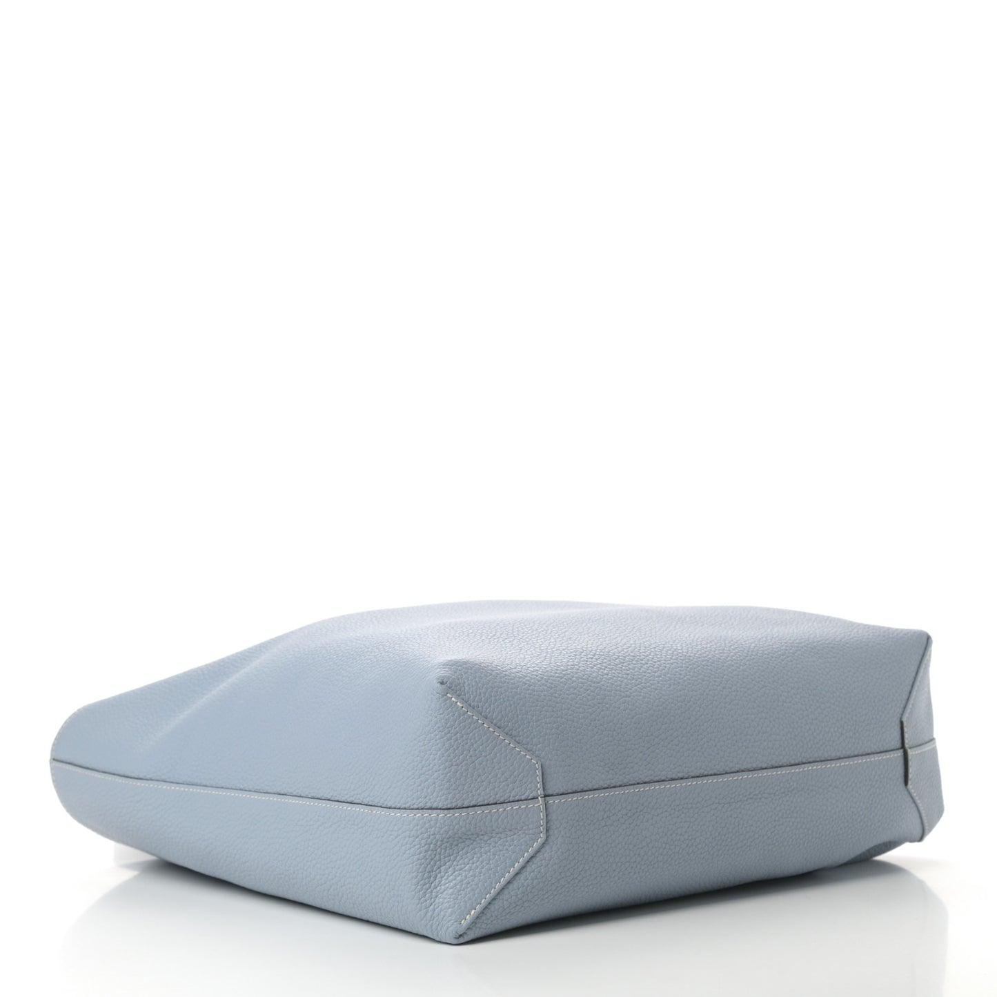 Taurillon Clemence Double Sens 36 Reversible Tote Bleu Lin Bleu Obscur