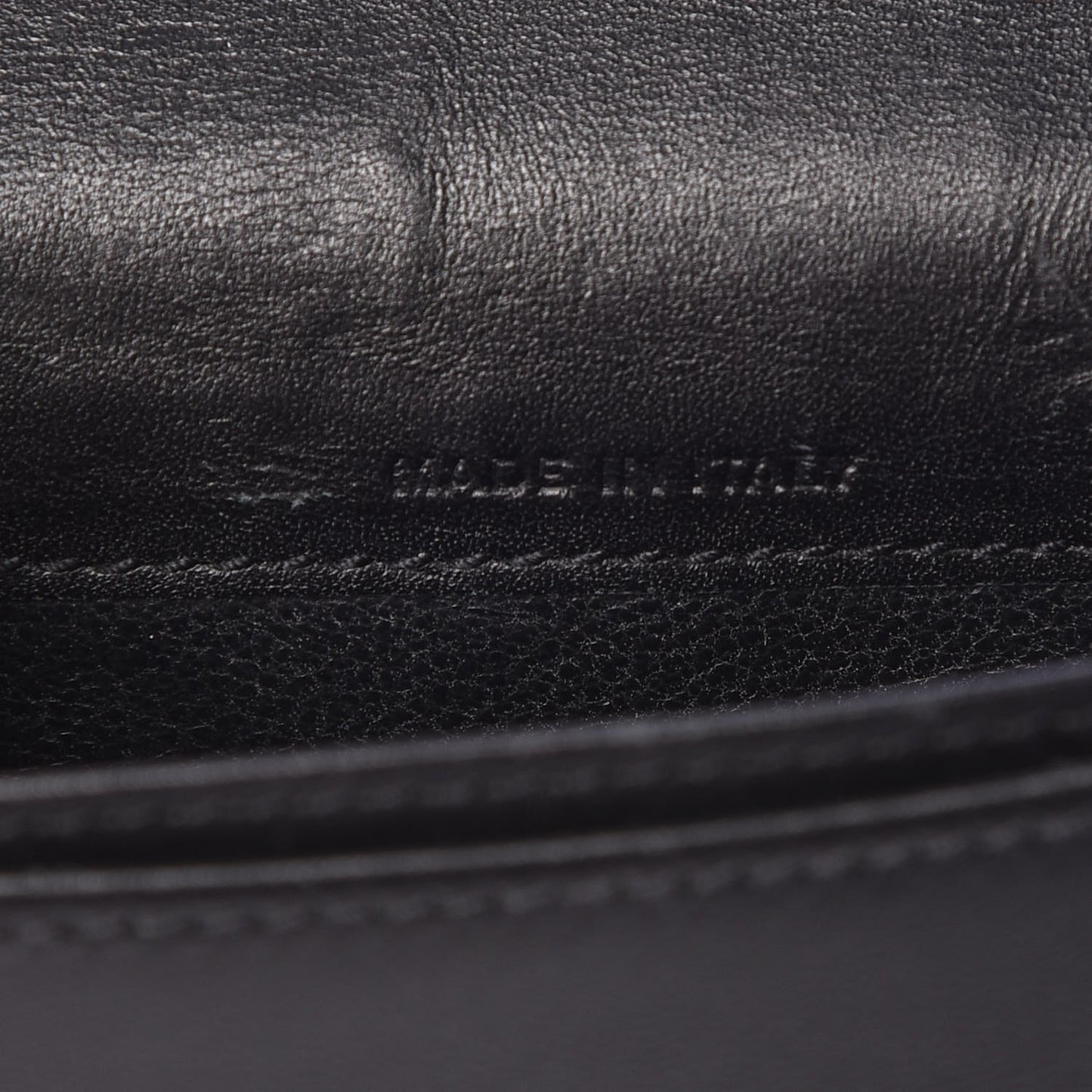 Calfskin Crocodile Embossed Business Card Case Black