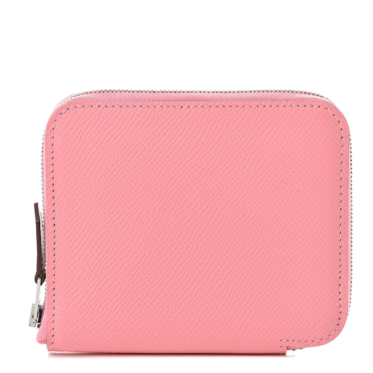 Hermes Epsom Silk'in Compact Wallet Rose Confetti 1 of 7
