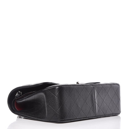 Chanel Caviar Quilted Jumbo Double Flap Black 4 of 9