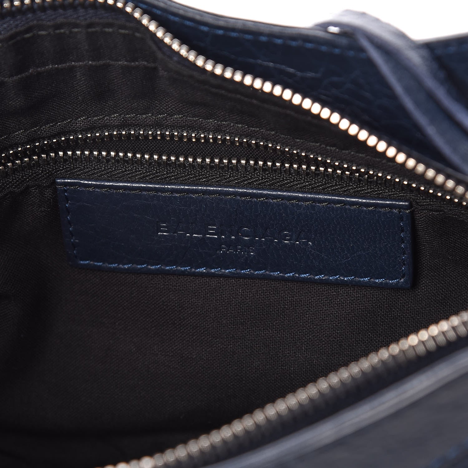 Balenciaga Agneau Classic Silver Hardware Hip Bleu Obscur 6 of 9