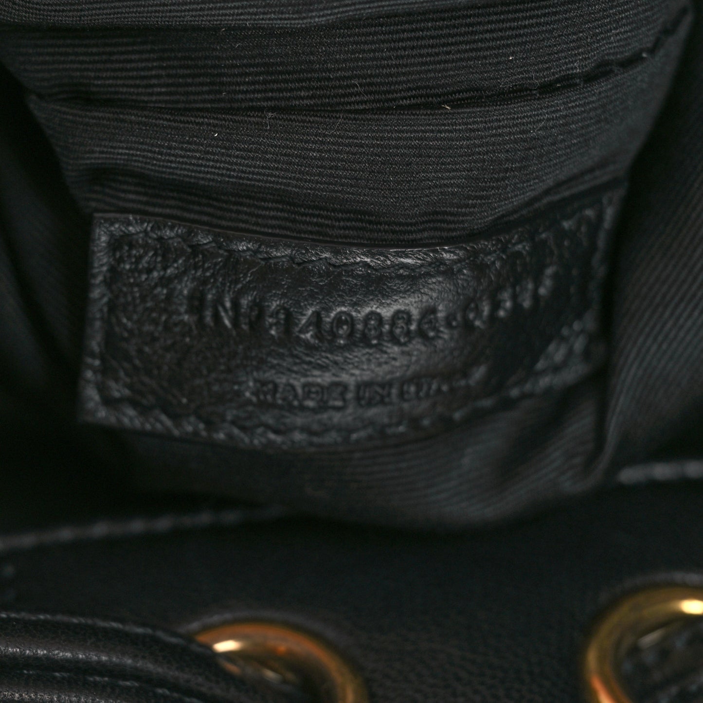 Lambskin Quilted Small Cassandre Bucket Bag Black