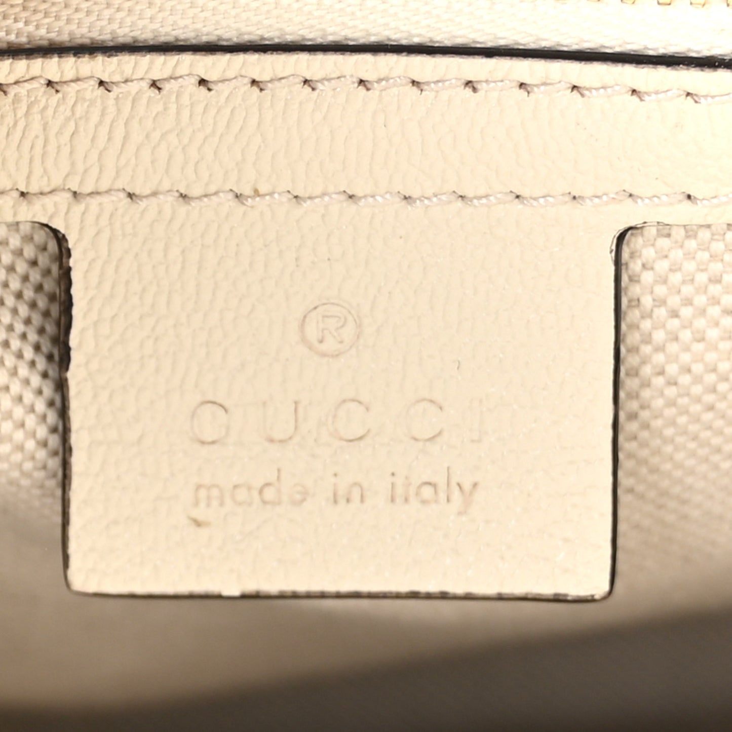 Monogram Calfskin Medium Horsebit 1955 Tote Bag Beige Mystic White