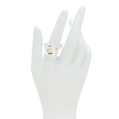 Hermes Sterling Silver GM Echappee Ring 58 8.5 2 of 6