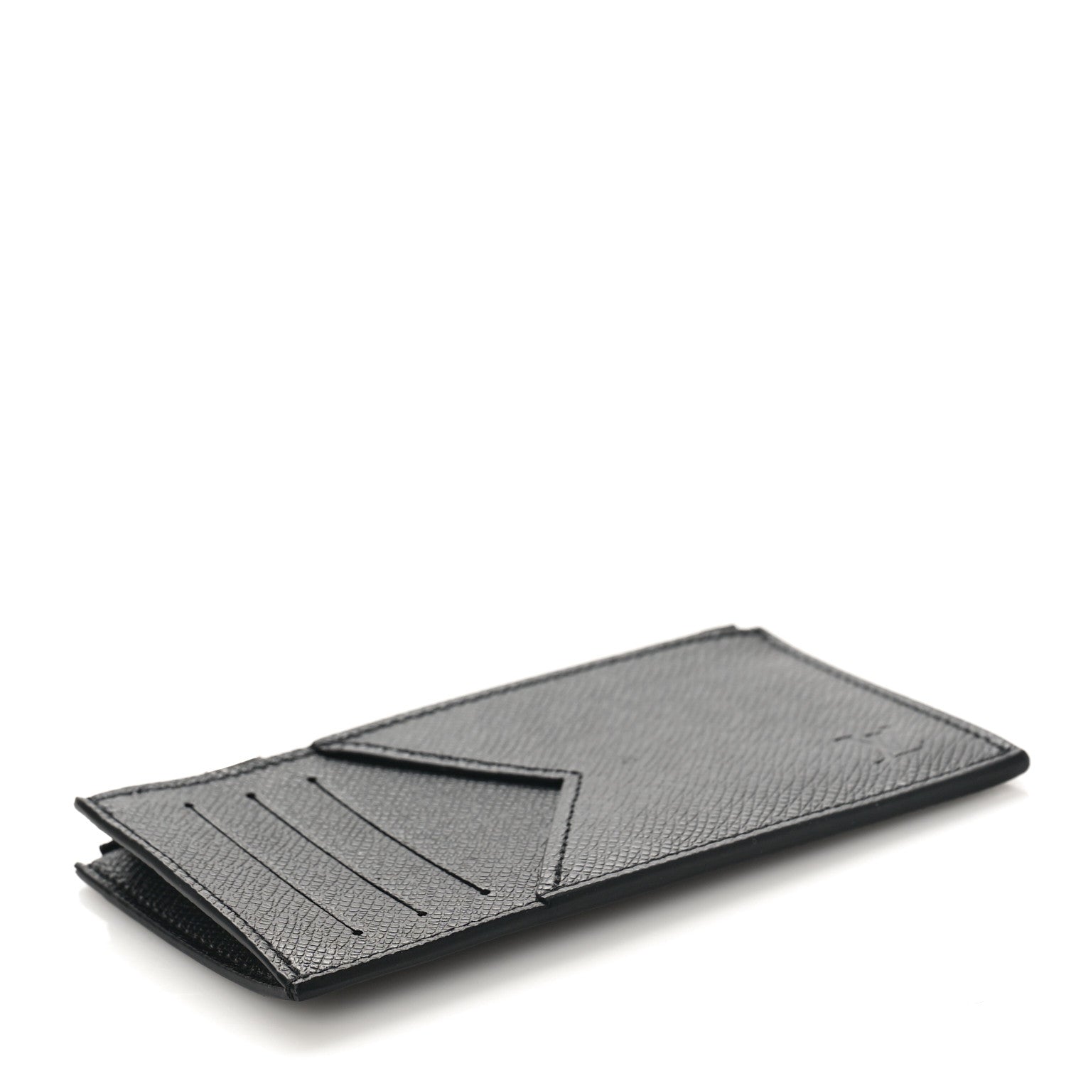 Louis Vuitton Taiga Coin Card Holder Black 4 of 9