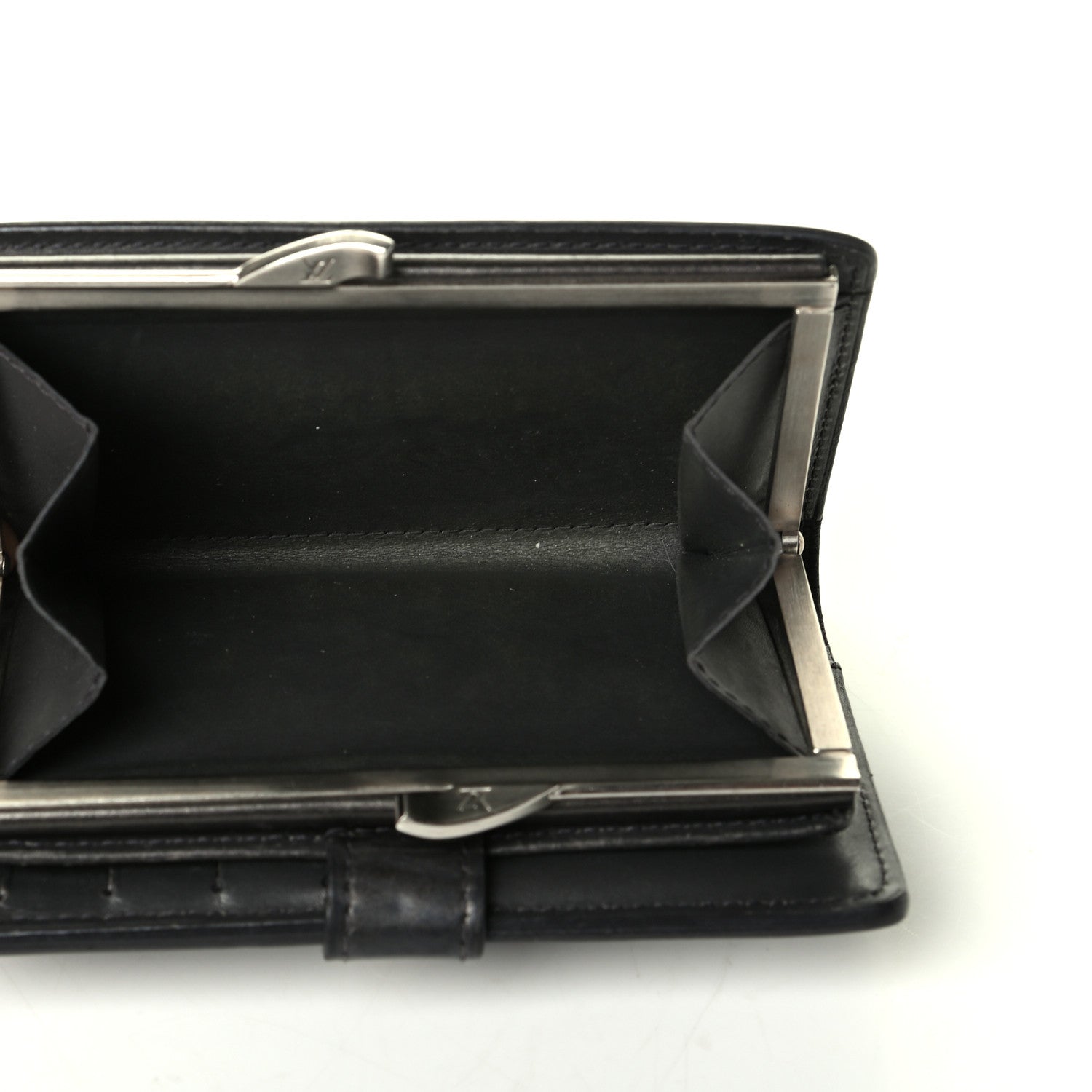 Louis Vuitton Mat Monogram French Purse Wallet Black 5 of 8