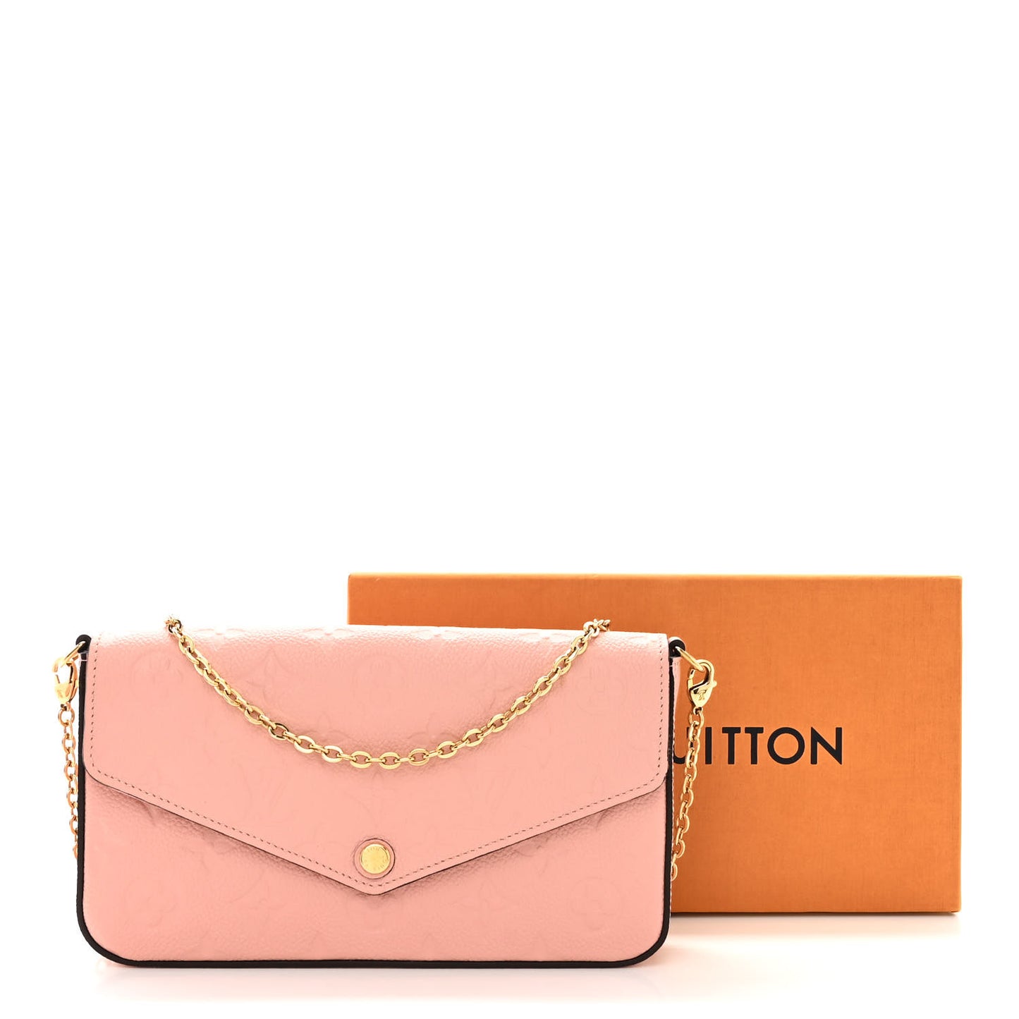 Empreinte Pochette Felicie Chain Wallet Rose Poudre