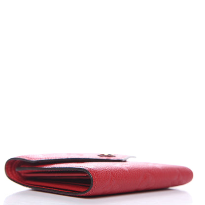 Louis Vuitton Empreinte Victorine Wallet Scarlet 4 of 9
