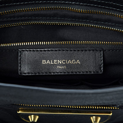 Balenciaga Chevre Gold Metallic Edge Hardware City Black 6 of 11