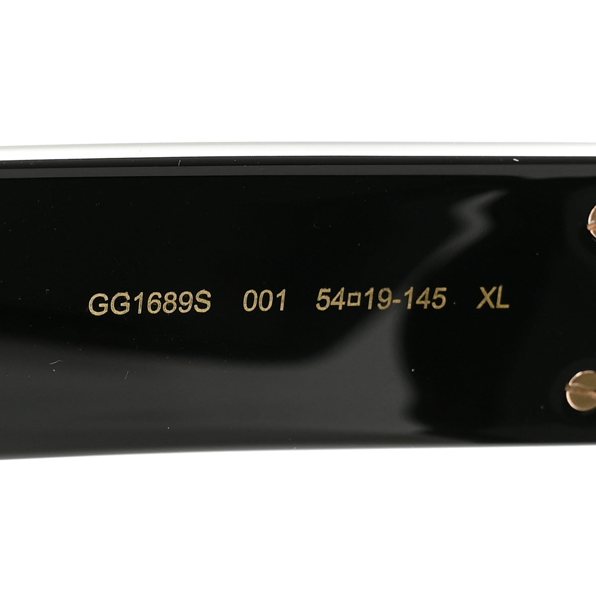 Acetate Square Frame Sunglasses GG1689S Black