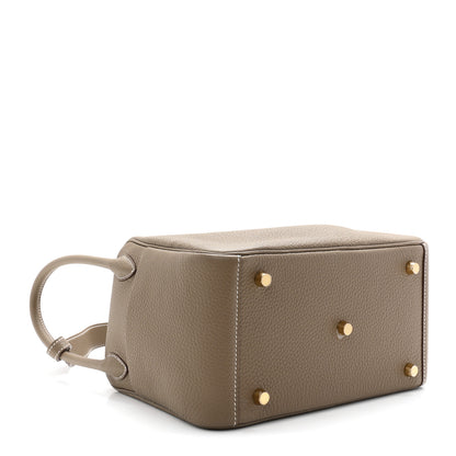 Hermes Taurillon Clemence Lindy 26 Etoupe 4 of 11