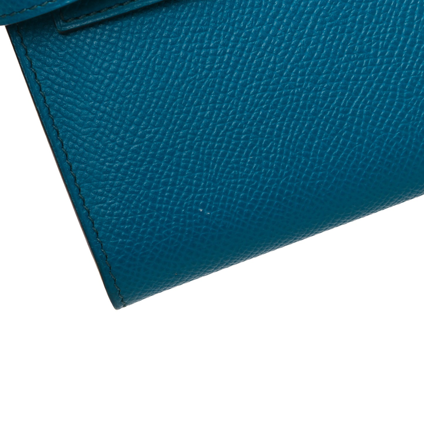 Epsom Kelly Longue Wallet Bleu Izmir
