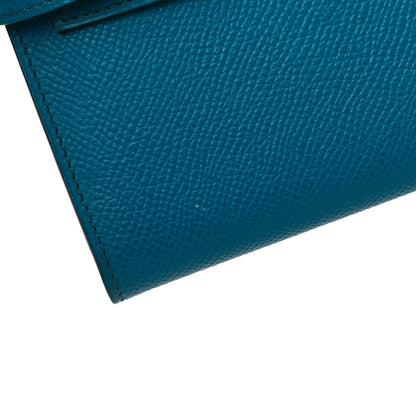 Hermes Epsom Kelly Longue Wallet Bleu Izmir 11 of 13
