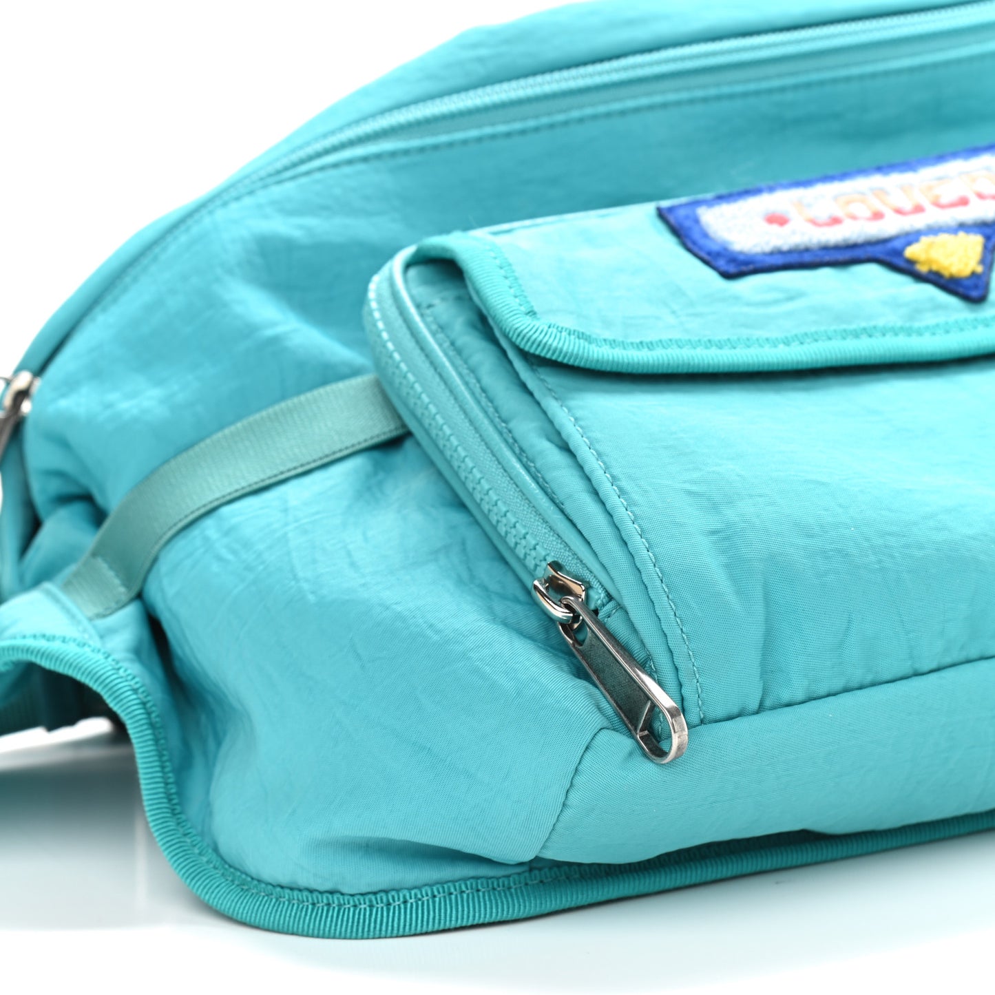 Nylon 80s Logo Patch Belt Bag Lago